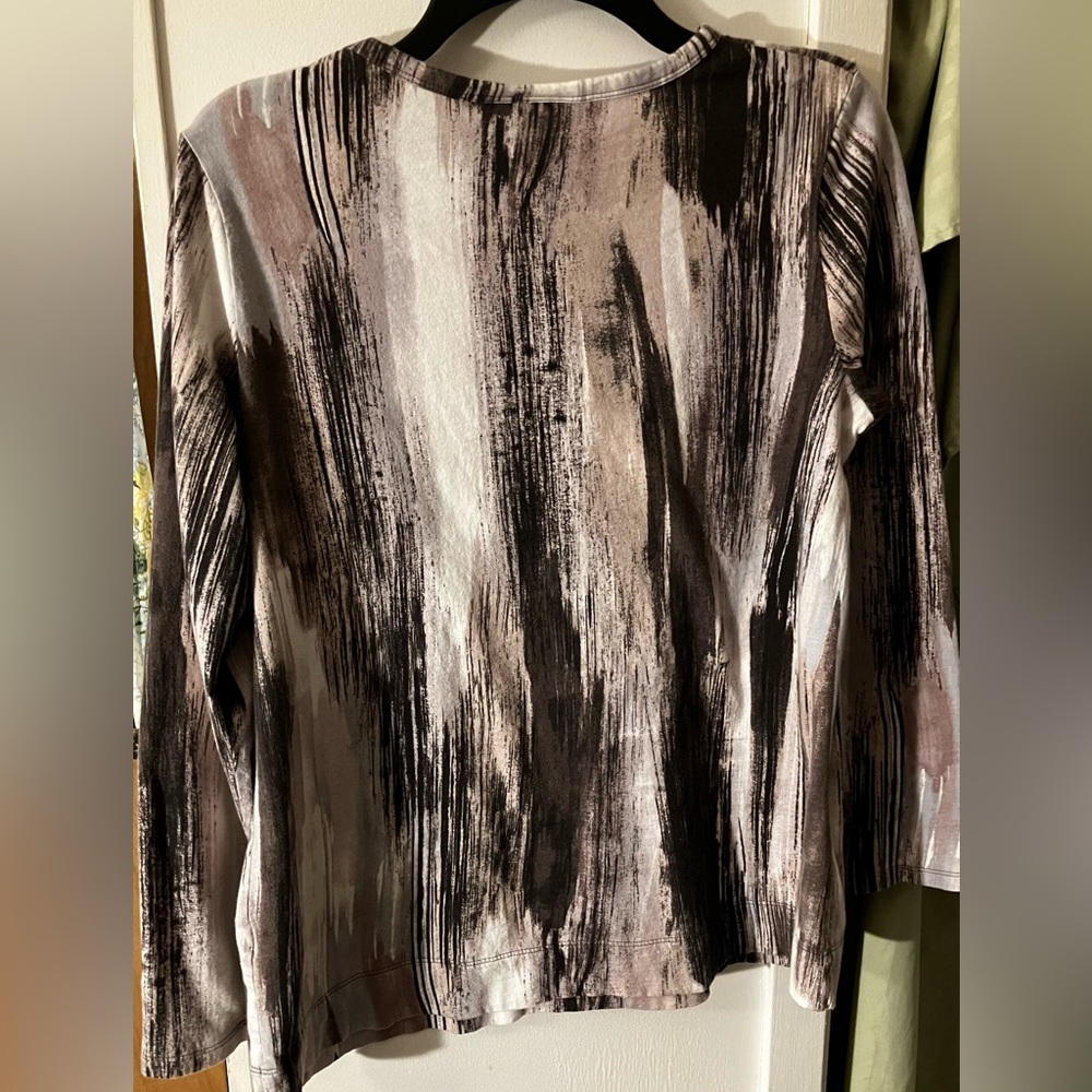 Simply Vera Vera Wang Brushstroke  Top - Picture 3 of 4
